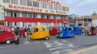 Chincha: intervienen a mototaxistas por uso de polarizado, bocinas y mataperros