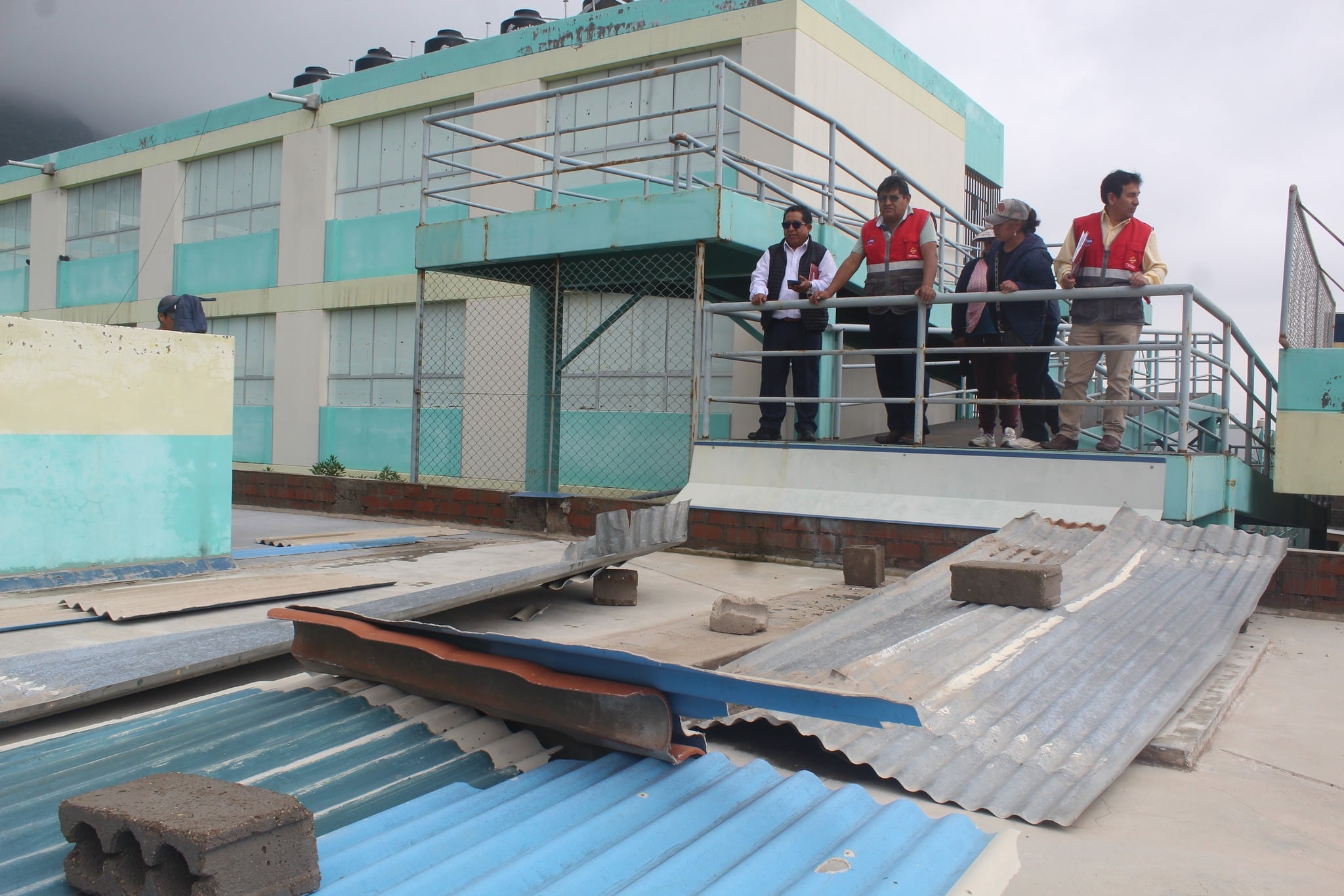 Colegios sufrieron filtraciones y requieren calaminas para proteger de la lluvia (Foto: Gerencia de Educación)
