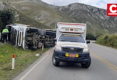La Oroya: tráiler se despista en peligrosa curva y congestiona la Carretera Central