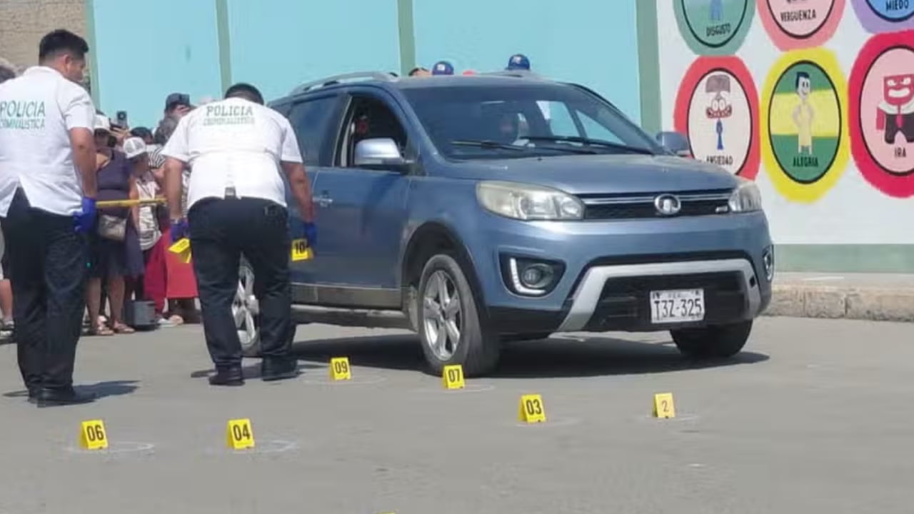 Dos sujetos atacaron a la víctima cuando permanecía en el asiento del conductor de su vehículo. La Policía investiga el crimen y evalúa como hipótesis un posible ajuste de cuentas. (Imagen: RPP)