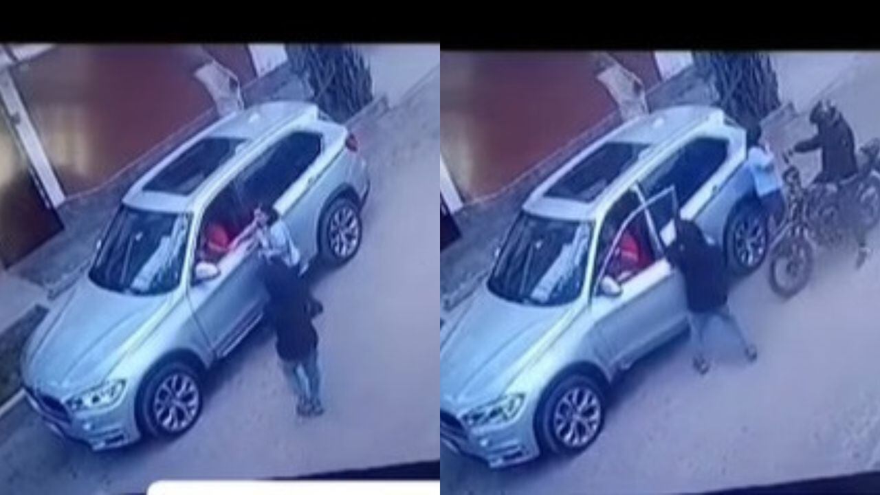 Delincuente amenazó con disparar a la agraviada que se encontraba en su camioneta.