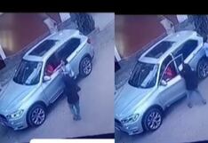 Trujillo: Cámara capta asalto a una mujer en la puerta de su inmueble