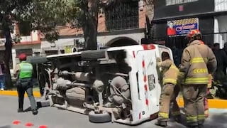 Familia religiosa de niños y adultos queda herida por choque con bus Los Canarios en Arequipa