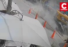 Desconocidos lanzan granada contra obra de construcción en San Juan de Lurigancho