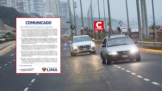 MML anuncia cierre total de la Costa Verde este domingo por evento deportivo internacional