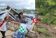 San Martín entrega ayuda humanitaria a familias afectadas por deslizamiento de tierra en un caserío