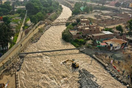 Caudales de los ríos Rímac y Chillón registran un incremento por lluvias registradas en Lima