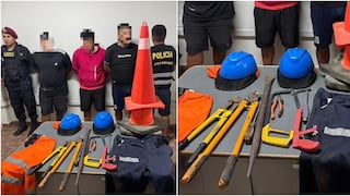 Ica: tres detenidos por robo de cables telefónicos en la Panamericana Sur