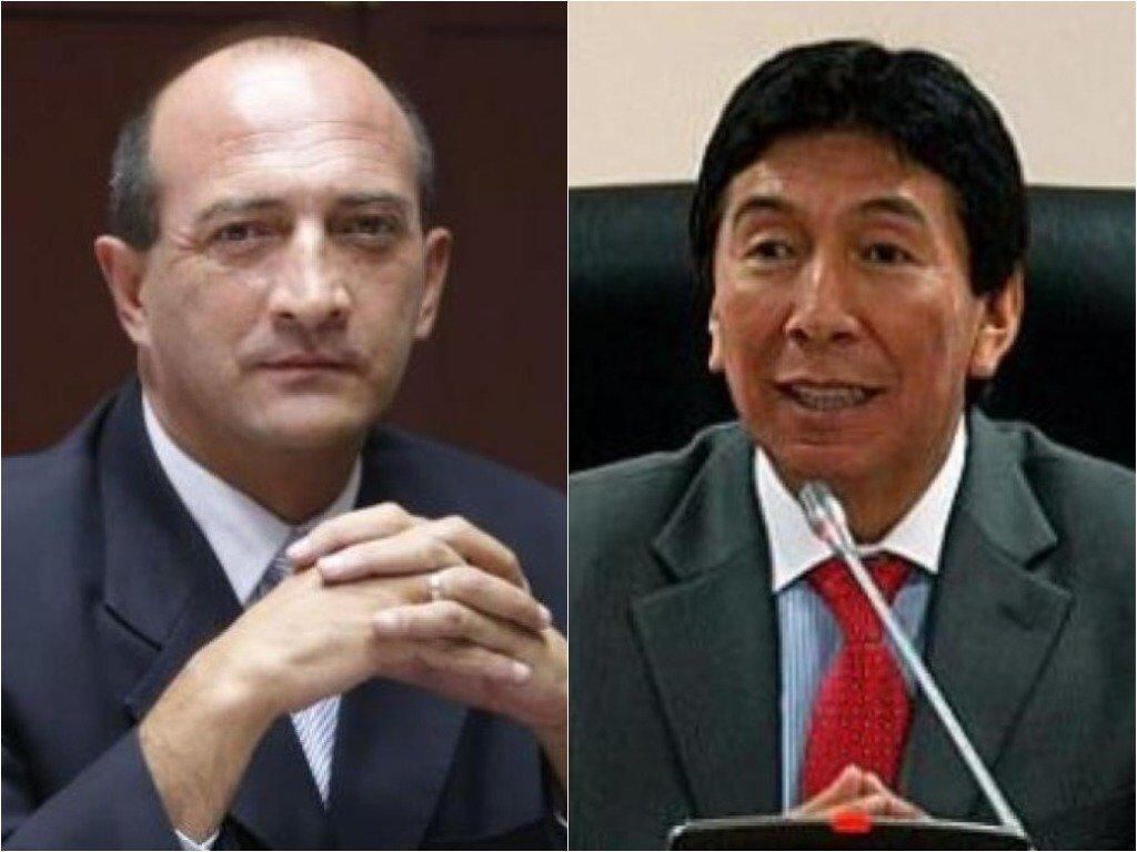 Juan Carlos Eguren e Hildebrando Tapia. (Foto: GEC)