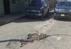 Alcalde de Caravelí se queja por agujeros y grietas en asfalto