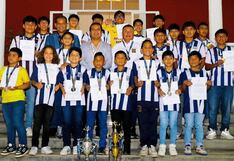 Brindan reconocimiento a integrantes de la Escuela de Fútbol Alianza Lima sede Trujillo