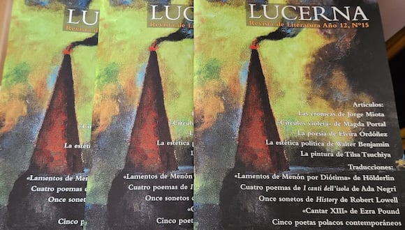 La Revista literaria Lucerna tiene 12 años consecutivos presentando textos críticos y literarios de gran valía que contribuyen a la creación de espacios de discusión y reflexión en torno a la literatura y el arte en general.