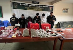 Ica: les incautan cerca de 5 kilos de marihuana, cocaína, frascos de poppers y hasta tusi