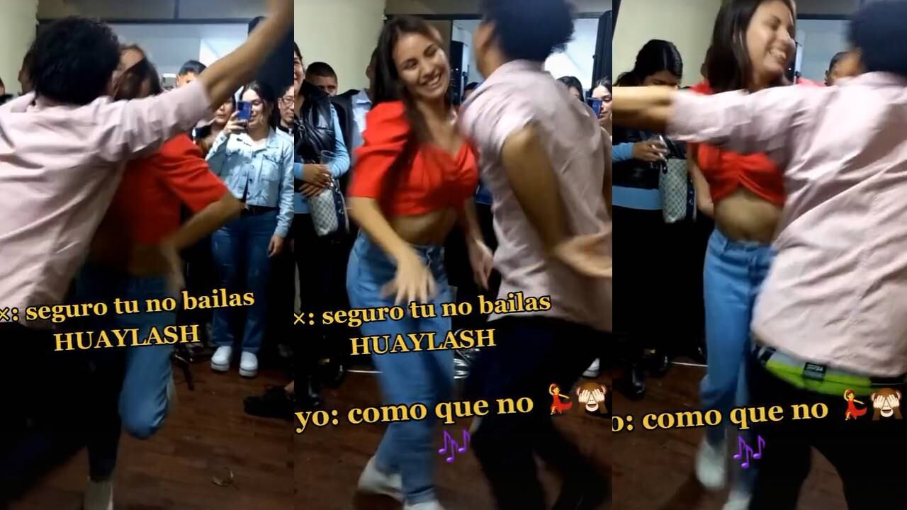 Joven es retada a bailar huaylas y sorprende sacando los ‘pasos prohibidos’. (Foto: composición EC)