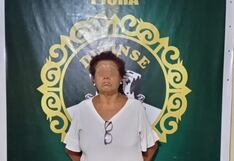 Piura: Detienen a sexagenaria que estaría implicada en extorsión