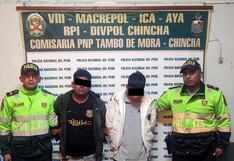 Chincha: caen sujetos sindicados de participar en asalto y robo en Tambo de Mora