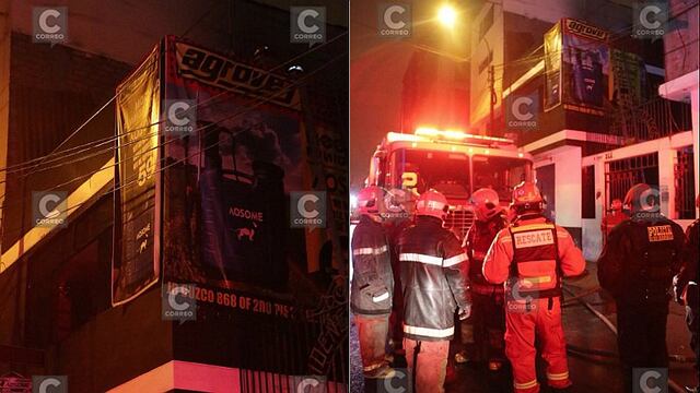 Almacén de maletas se incendia en el Cercado de Lima (FOTOS Y VIDEOS)