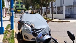 Arequipa: Dejan auto en la calle y le roban las cuatro llantas en José Luis Bustamante y Rivero