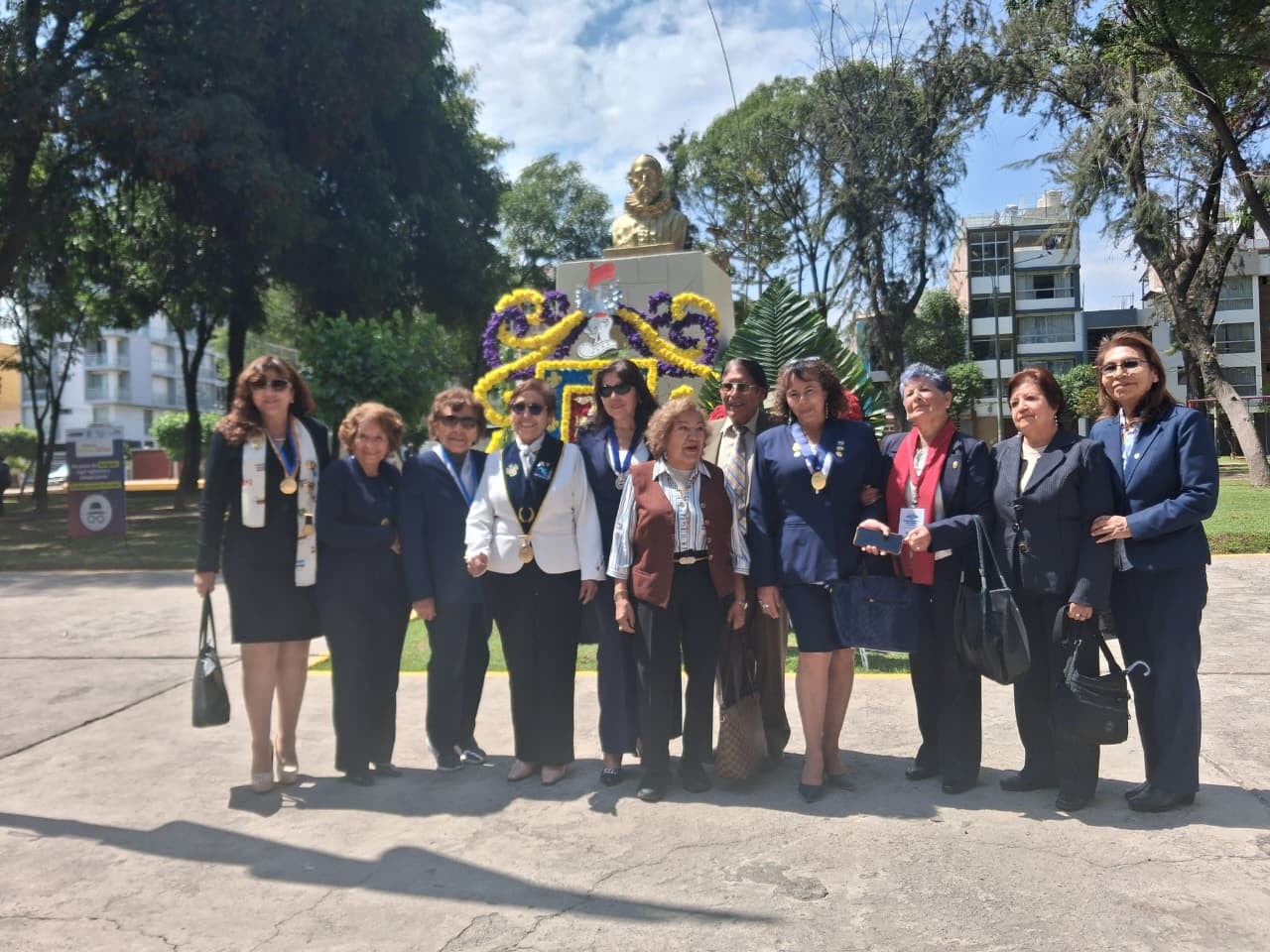 Homenaje a Miguel de Cervantes Saavedra en Arequipa. (Foto: Flor Barrios/@photo.gec)