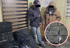 La Libertad: Policía decomisa 43 kilos de marihuana y detiene a dos hombres