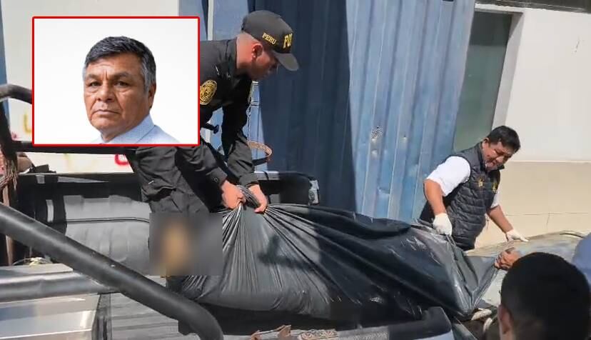 Cuerpo de Ricardo Mauro fue llevado a la morgue de Chiclayo.