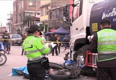 Sereno muere atropellado por camión mezclador en San Juan de Miraflores