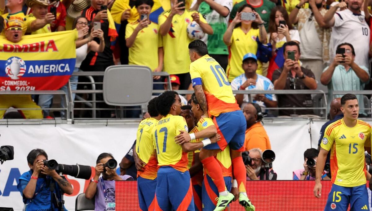 Colombia derrotó a Panamá por la Copa América 2024. (Foto: AFP)