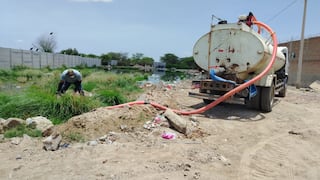 EPS Grau interviene por afloramientos de aguas residuales cerca de I.E. Almirante Miguel Grau