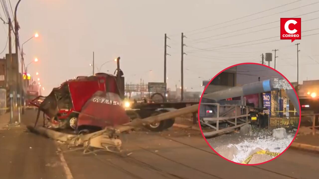 El chofer de este vehículo quedó herido y tuvo que ser rescatado, pues se hallaba entre los fierros retorcidos del tráiler.