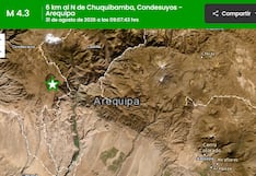 Temblor en Arequipa: dos sismos se registraron hoy y uno tuvo magnitud 4.3