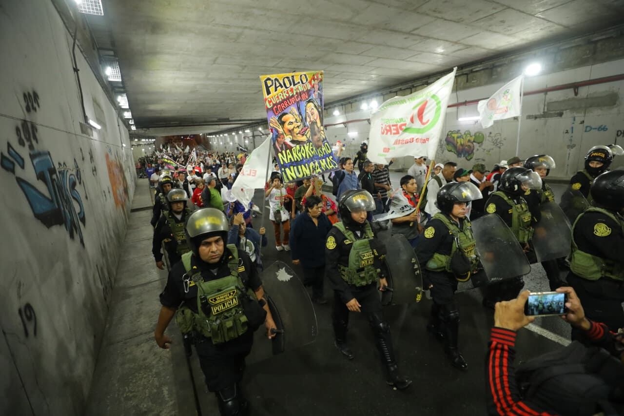 Hace unos días, el partido Juntos por el Perú también realizó una movilización en Lima. (Foto: GEC)