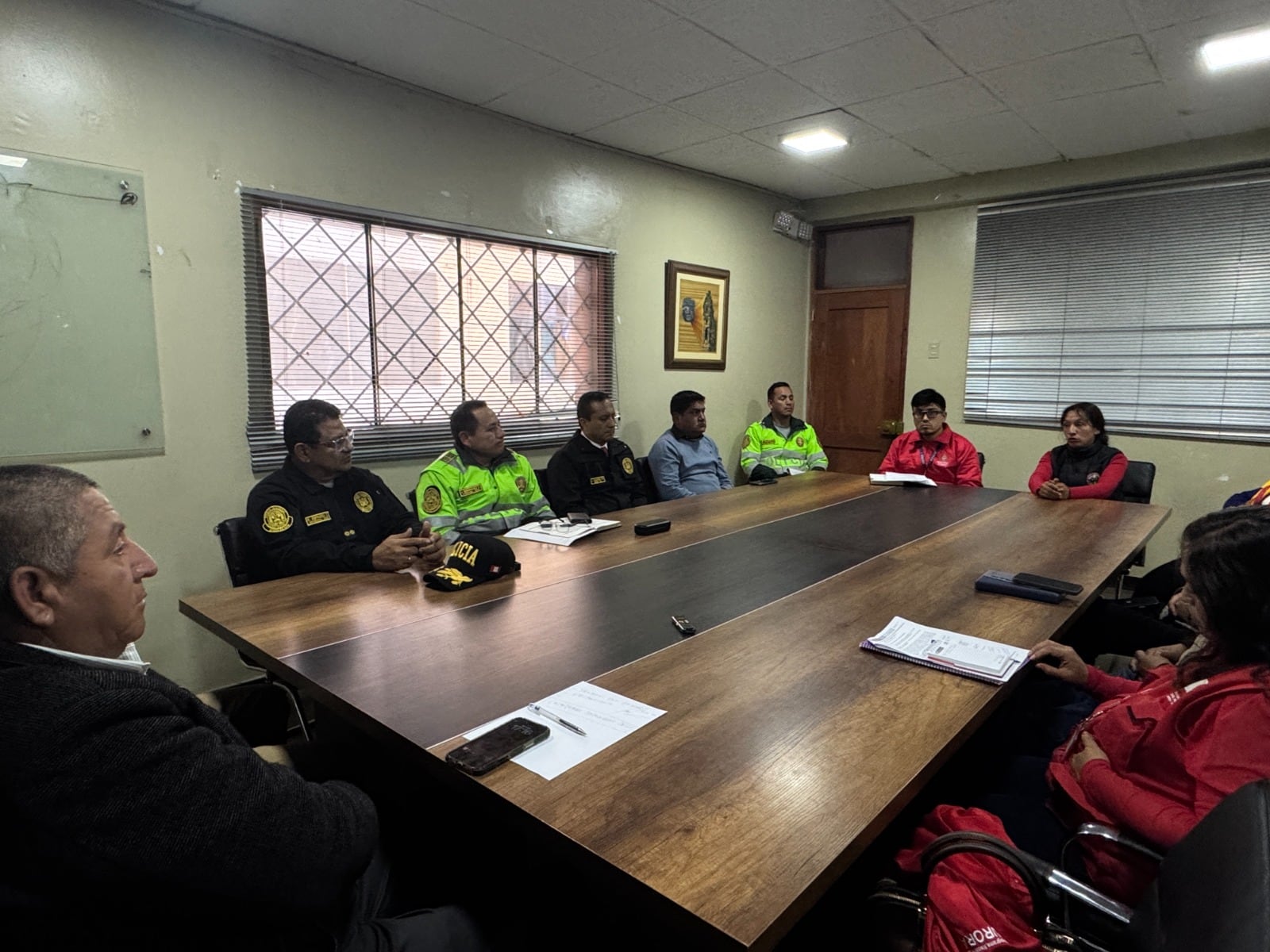 Participó en la Tercera Sesión Ordinaria del Comité Provincial de Seguridad Ciudadana (COPROSEC).