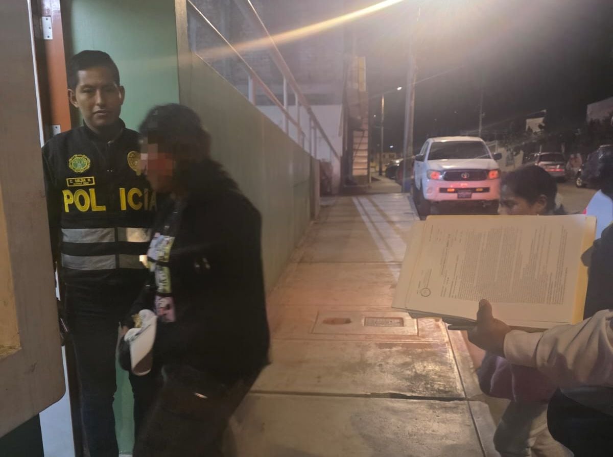 La joven fue trasladada a la dependencia policial en Moquegua. (Foto: Difusión)