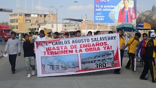 Piura: Más de dos mil alumnos se movilizaron para exigir concluir el colegio Carlos Augusto Salaverry