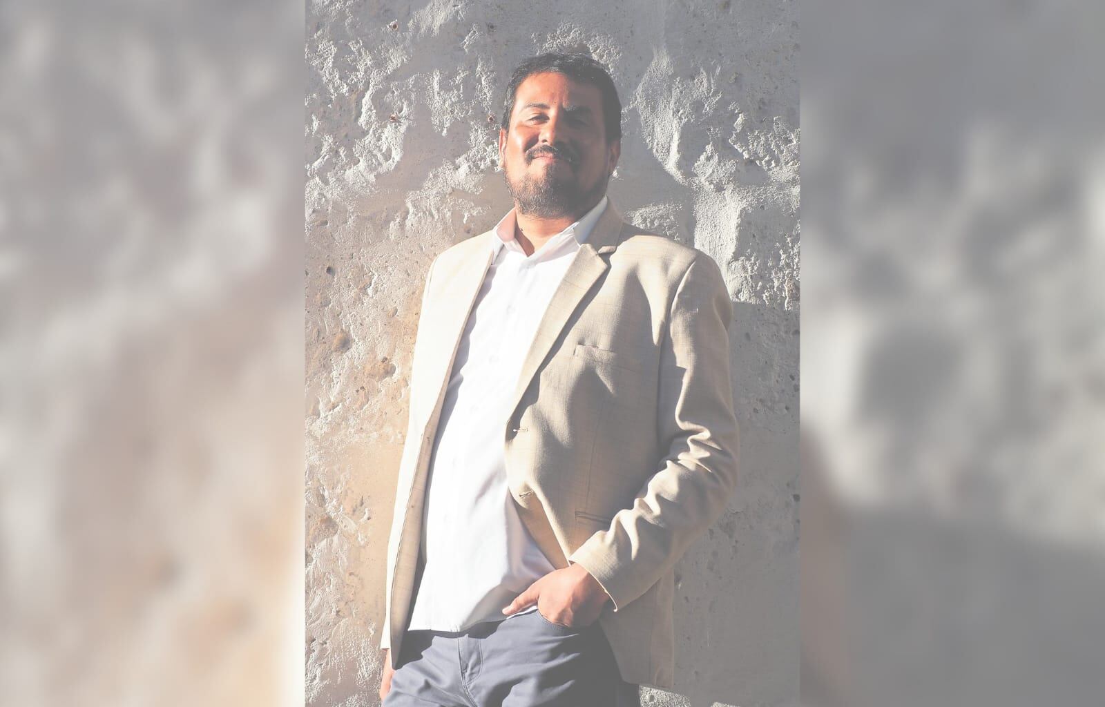 Martín Adriazola, gestor cultural en Arequipa. Foto: Cortesía.