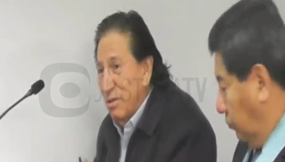 El expresidente Alejandro Toledo pidió llevar el proceso en libertad (Foto: Justicia TV)
