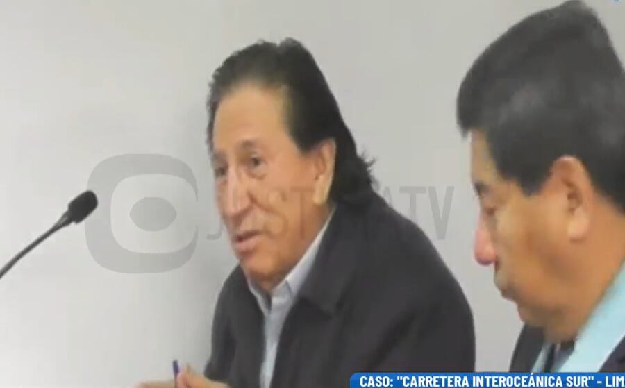 El expresidente Alejandro Toledo pidió llevar el proceso en libertad (Foto: Justicia TV)