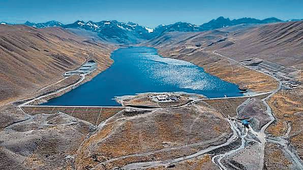 La laguna y represa Paucarani, principal reserva de agua en Tacna, cuenta con solo 4.938 millones de metros cúbicos de recurso. (Foto: Difusión)