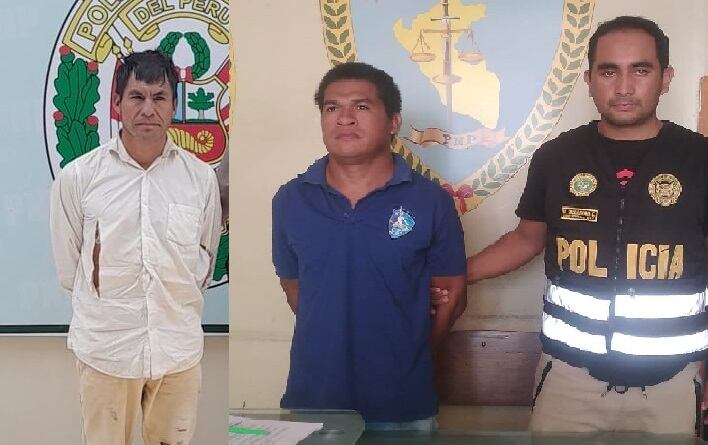 Detenidos acusados de violación sexual.