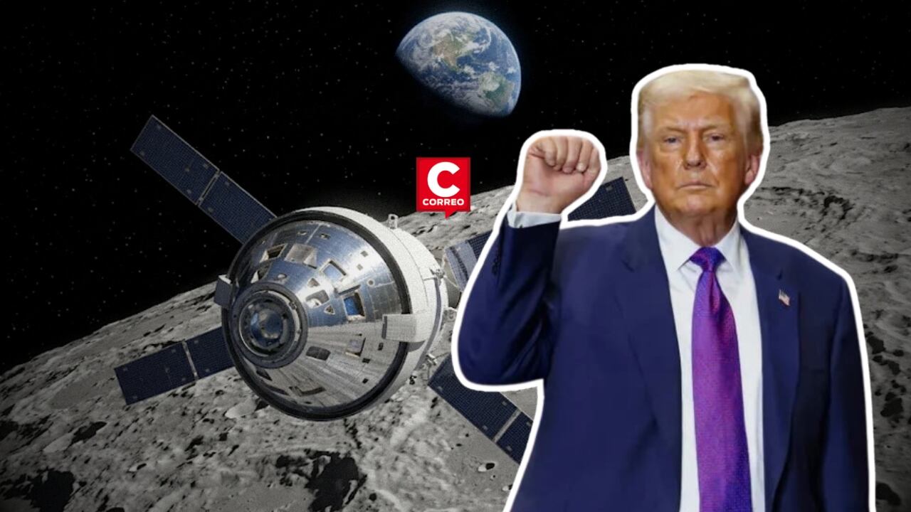 Trump advierte a otros países tras el éxito de la misión Artemis II: “no tendremos rival en el espacio”. Composición: Diario Correo.
