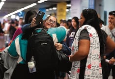Reencuentros emotivos y llenos de emoción en el aeropuerto Jorge Chávez por Navidad