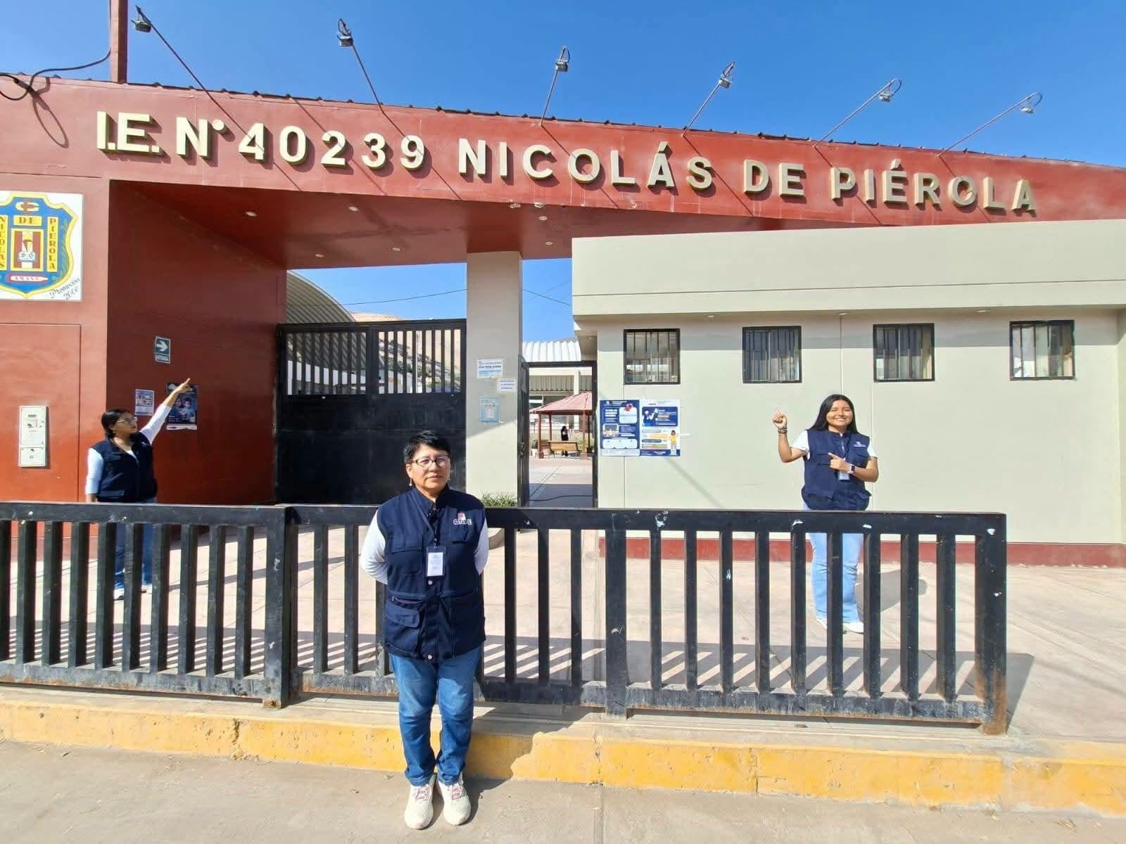 Nuevo local de votación en Nicolás de Piérola