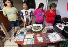 Chanchamayo: Cae banda con dinero falso, droga y celulares robados