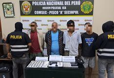 Pisco: caen “Los buitres de San Andrés”, con pistola, municiones y drogas