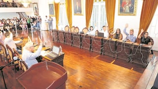 Regidores de la Municipalidad Provincial de Trujillo y alcalde en conflicto por obra