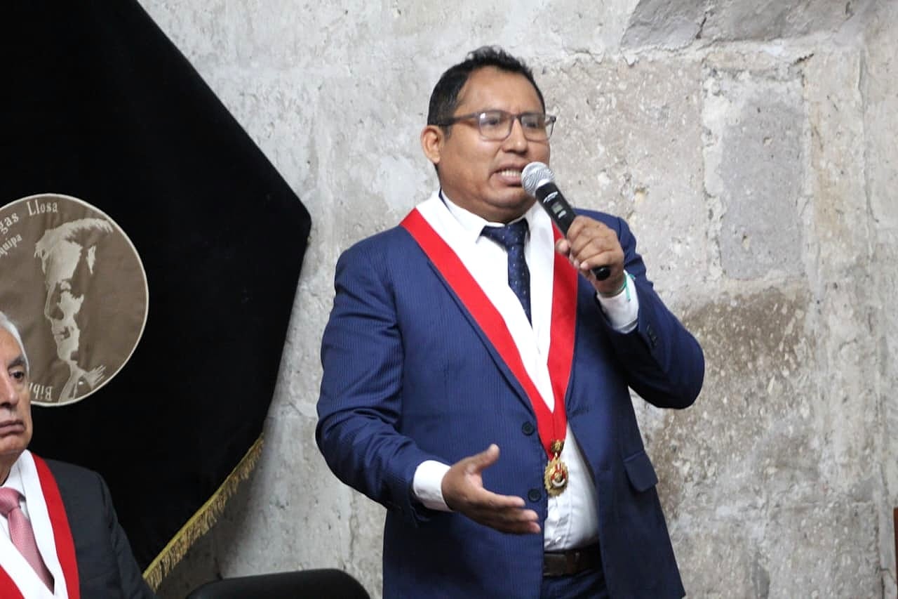 Luis Masco Cáceres, diputado por Arequipa, informó que el expediente de la represa Yanapujio se encontraría en levantamiento de observaciones. (Foto: Álvaro Figueroa/@photo.gec)