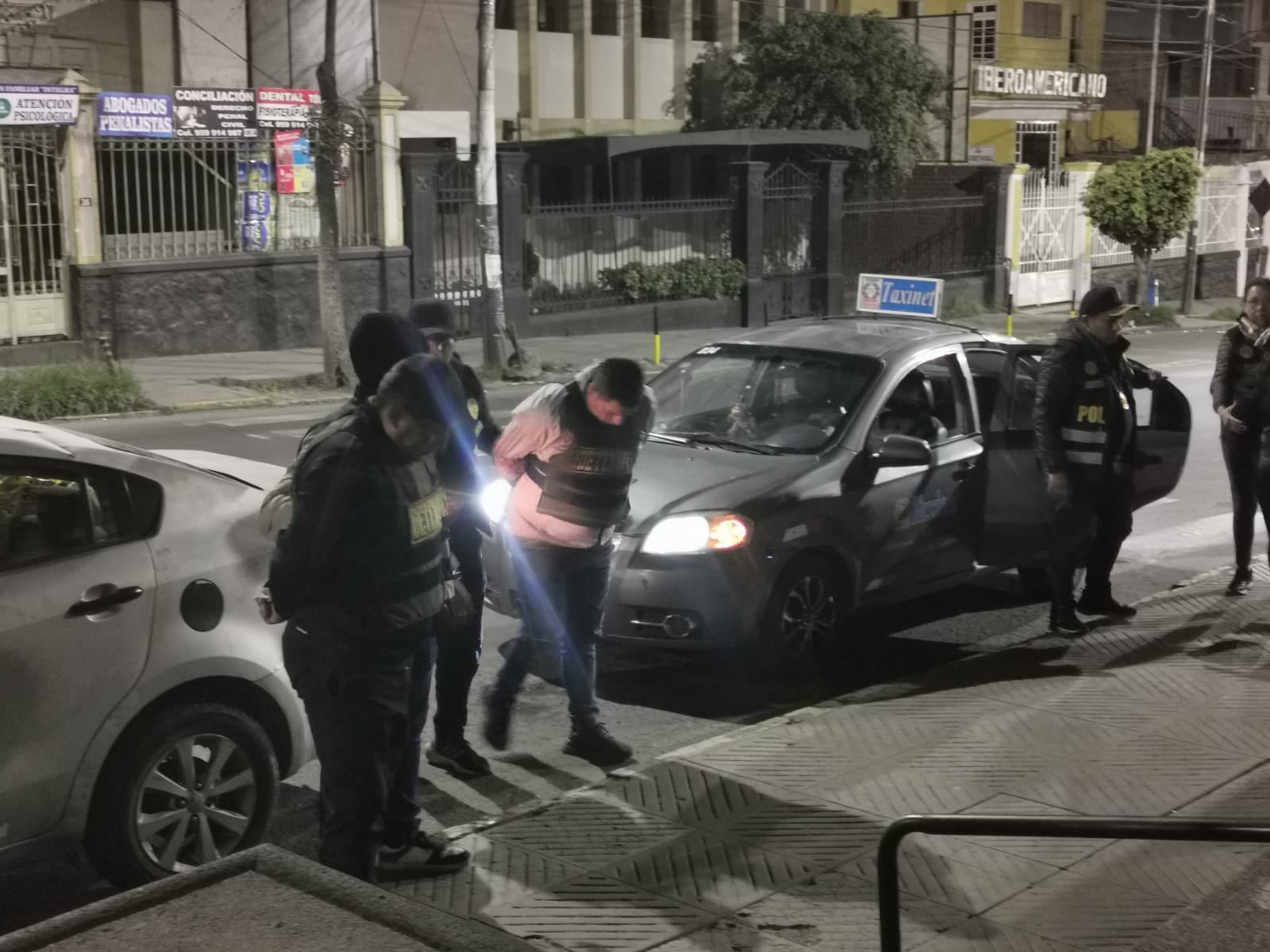 Detenidos fueron llevados a la Divincri. Foto: cortesía.