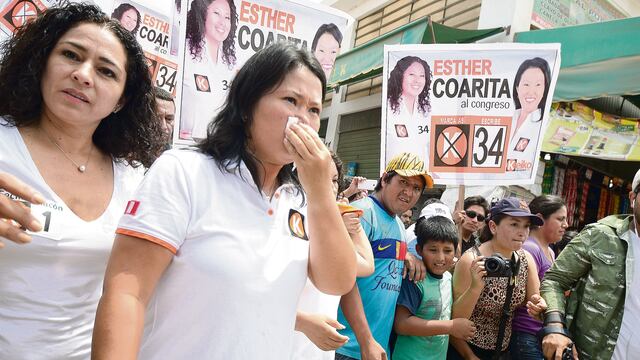 ​Comitiva de Keiko es atacada con huevos en Villa El Salvador