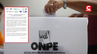 Gremios empresariales exigen auditoría internacional a la ONPE antes de proclamar resultados de primera vuelta