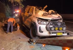 La Libertad: Dos muertos y un herido dejó brutal choque en la carretera Panamericana en Virú